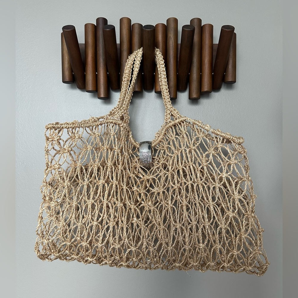 Handmade Rattan Crochet Beach Bag